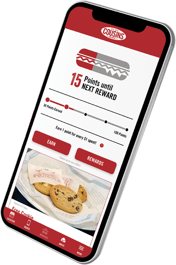 Cousins Subs Mobile App